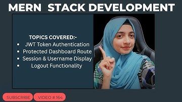 MERN #3 | JWT Authentication | Login, Show Username on Dashboard & Logout