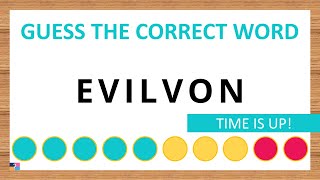 Guess the Correct Word! Unscramble in Record Time! 7 Letters | Agent Quiz