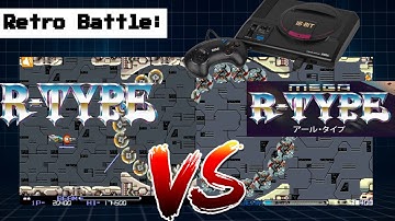 Arcade R-Type VS Mega R-type Demo