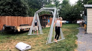Ikuby Car Shelter Assembly / Review   Portable Carport