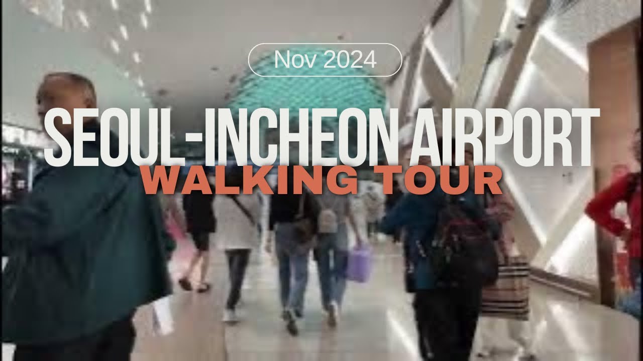 Walking Tour Incheon International Airport Terminal 2 | Korea Travel Guide 4K60