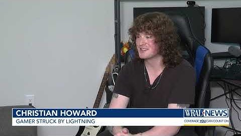 Wake County gamer says he was struck by lightning while livestreaming on Twitch