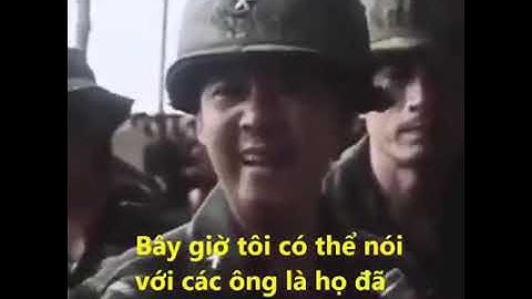 Tướng Lê Minh Đảo trả lời Phóng Viên trong Trận Xuân Lộc tháng 4/1975