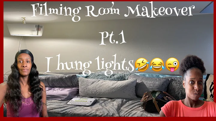 FILMING ROOM | DIY | MAKEOVER | Decorate with me | LET'S HANG LIGHTS | Speedy Came