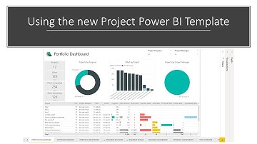 Using the new Project for the Web Power BI Template