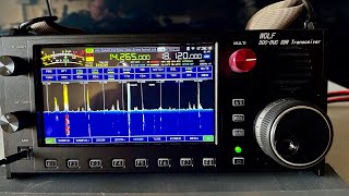 Wolf RS998 DDC/DUC SDR transceiver  checking CESSB compression performance