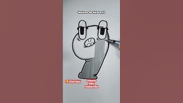 How to colour ALPHABET LORE NUMBER 9 Addition #shorts#shortsfeed#shortsvideo#alphabetlorenumber