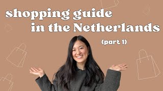 SHOPPING GUIDE IN THE NETHERLANDS | Groceries, clothes, pharmacies, bookstores screenshot 1