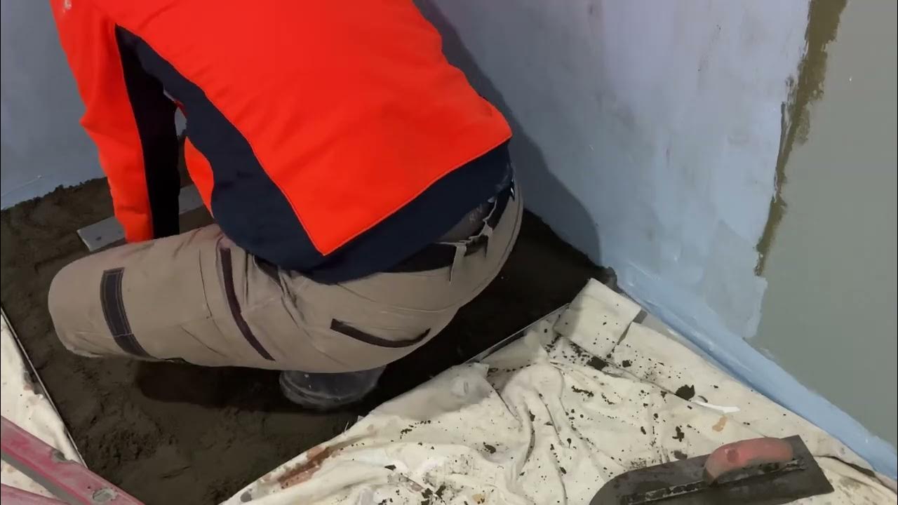 How to prepare shower base with screeding for tiling YouTube