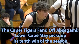 Lower Cape May 66 Absegami 52 | Boys Basketball | Caper Tigers collect their tenth win!