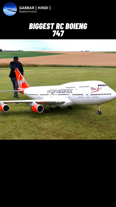 One Of The Biggest RC Scale Boeing 747 #shorts #aviation #avgeek #rcplane #boeing747 #amazing
