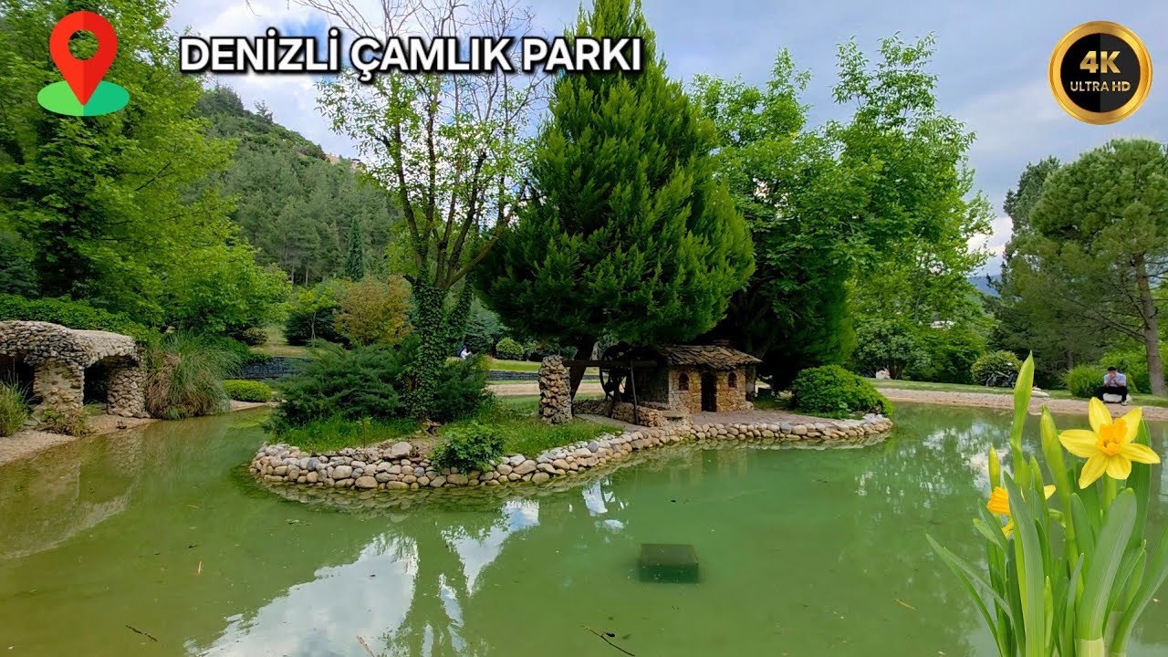 DENİZLİ ÇAMLIK PARKI -DENİZLİ'NİN EN GÜZEL YEŞİL ALANLARINDA DOĞA GEZİSİ 4K