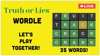 🔍 Truth or Lie Wordle Challenge: Do You Know Any Deception Words? 🕵️‍♂️