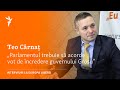 Teo Cârnaț: „Parlamentul trebuie să acorde mâine vot de încredere guvernului Grosu”