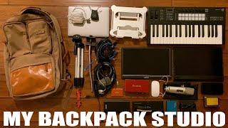 My BACKPACK Recording Studio!