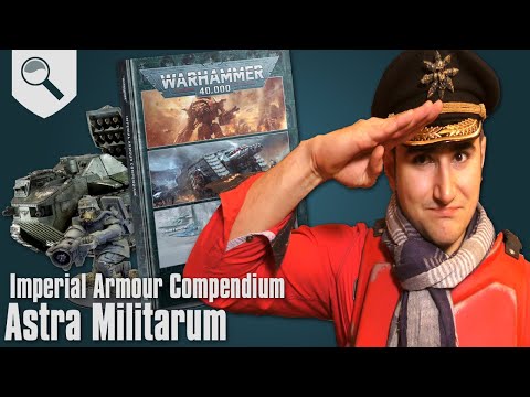 Видео: Обзор Imperial Armour Compendium - Astra Militarum