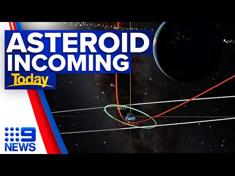 Asteroid size of ‘delivery truck’ hurtling towards earth | 9 news australia