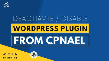 How To Deactivate WordPress Plugin From Cpanel 2025 | Disable WordPress Plugin From Cpanel Manually