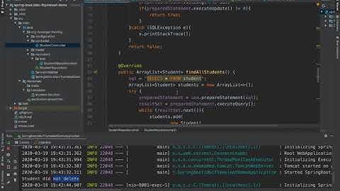Spring Boot #3 Spring JDBC + Thymeleaf (Read & Delete) - Part 3