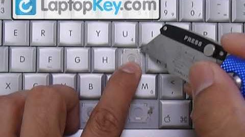 Replace Key on Apple Macbook Pro Keyboard topcase Aluminum G4  Mac Book | Fix Laptop Repair