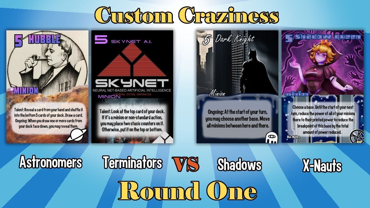 Smash Up | Custom Craziness: Round One, Seeds 2 vs. 15 - YouTube