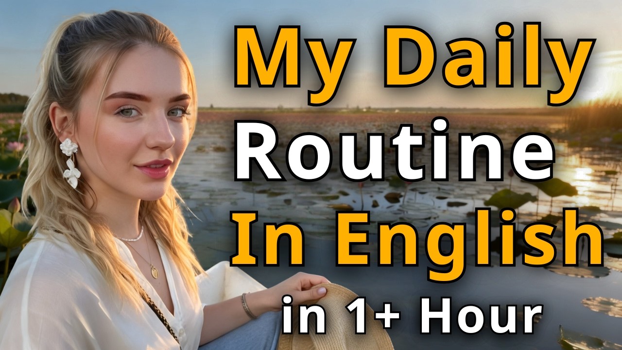My Daily Routine in English 🇬🇧 | 1 Hour Real-Life Listening & Speaking Practice