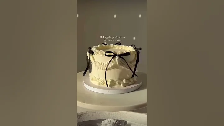 How to tie the perfect bow for your cakes 🎀#cake#birthday#trendy#reels#shorts#video#cute#how#trend