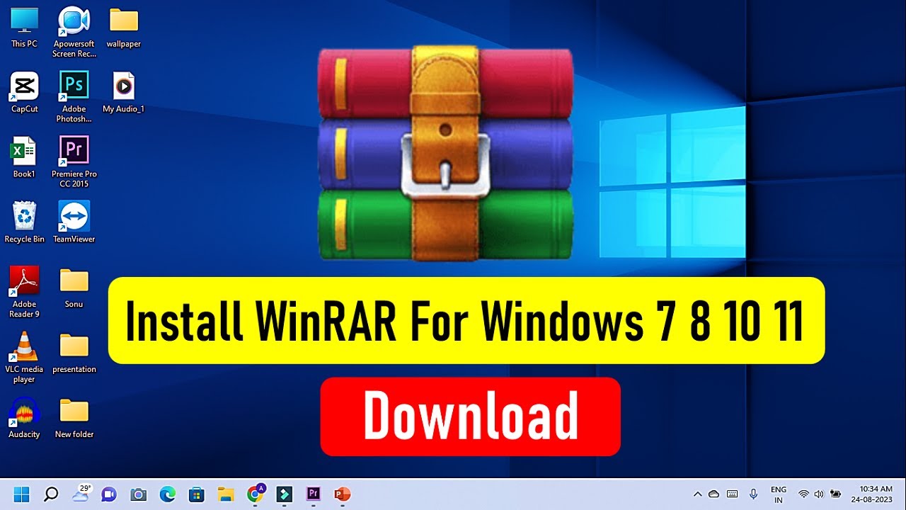 How To Download  Install WinRAR On Windows 7810  latest version 2023