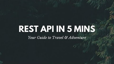 php REST API in 5 Minutes