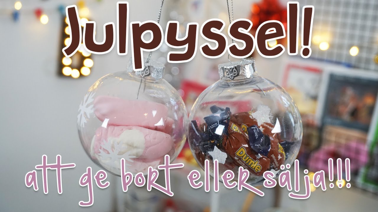 JULPYSSEL GE BORT SOM PRESENT ELLER SÄLJA! Pyssel med saker man har