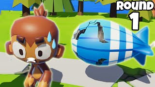 Round 1 MOAB?! | BTD 6 but You're the Bloons!