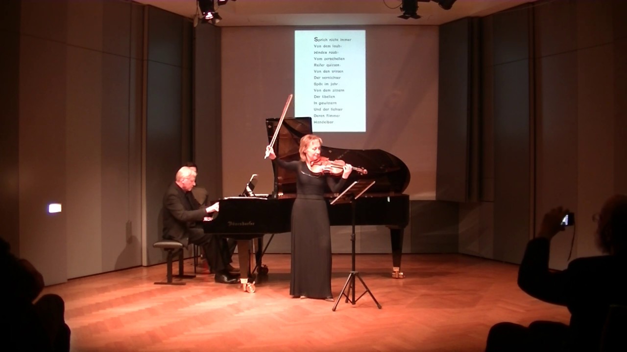 A. Schönberg "Das Buch der hängenden Gärten" von Stefan op.15