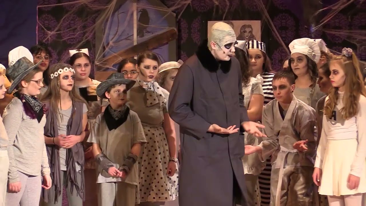 Addams Family musical at Poquessing MS sneak preview