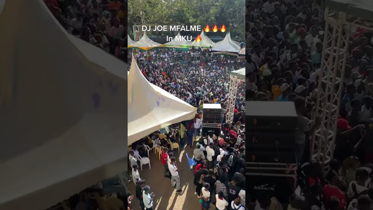 DJ JOE MFALME IN MKU (Mount Kenya University)
