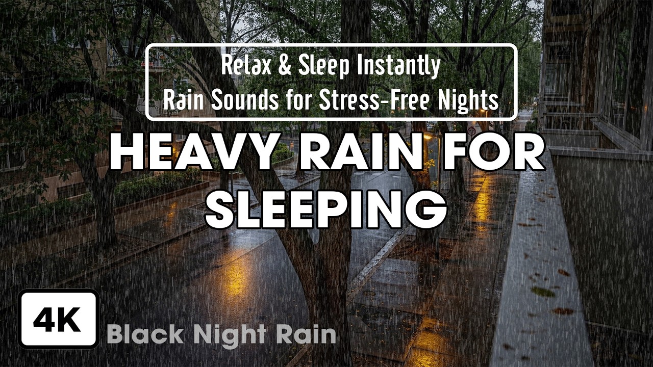 Relax & Sleep Instantly | Rain Sounds for Stress-Free Nights