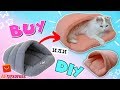 BUY или DIY? | ПОВТОРЯЮ ЛЕЖАНКУ-ТАПОК ДЛЯ КОТА СВОИМИ РУКАМИ