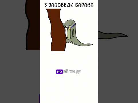 Три заповеди в жизни комодского варана #академияброкколи #варан  #животные