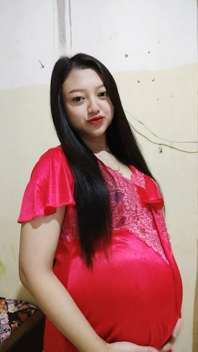 #bumil cantik baju merah jangan sampai lolos