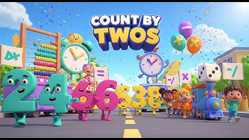 Counting by Twos Parade Adventure | Fun 3D Skip-Counting Song for Kids | Animagic Studio