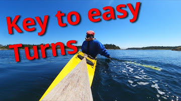 Sea kayak turning for beginners | key to easy turns with your sea kayak