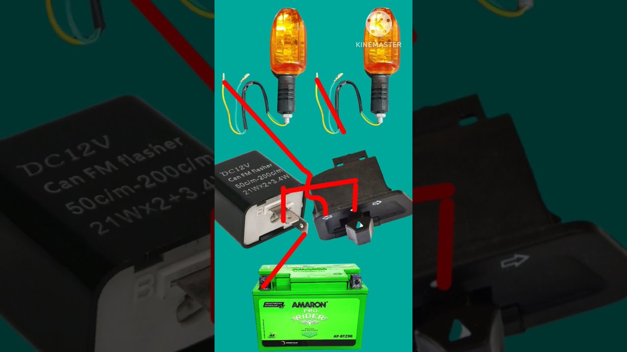 Bike Indicator Full Wiring Shorts