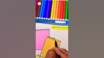 Bullet Journal Hack: Post-it Notes | Jui Art And Craft | 📝🗒📓🖊🚅🐱‍💻 #Shorts