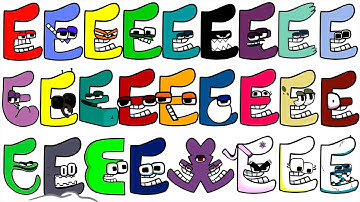 Alphabet Lore But All 26 Letters Transform E ( Full Version )