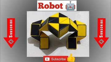 smiggle snake puzzle or Rubik twist 24 pieces or snake cube - simple easy Robot 🤖