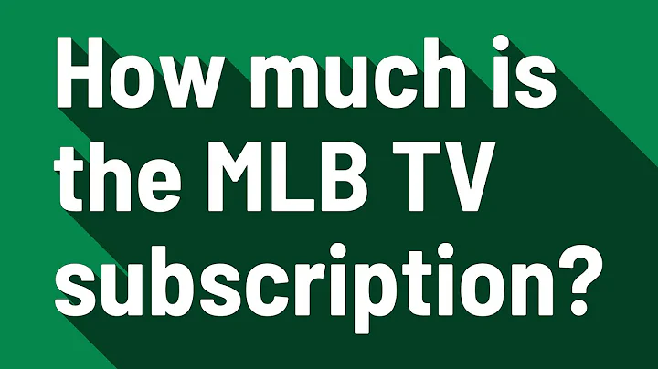What is the cost of MLB.TV subscription? (2023)