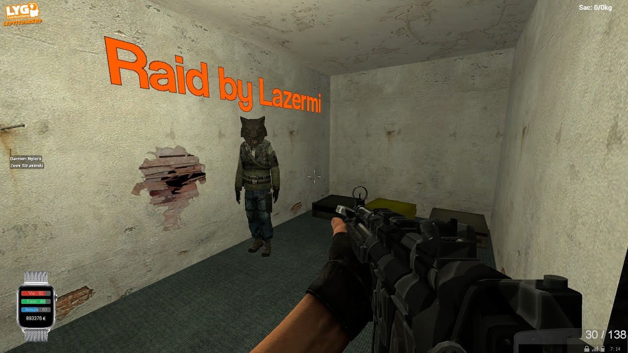 🐍 LePtitDarkRP 🐍 │Compilation RAID & GunFight│With Lazermi ☄️