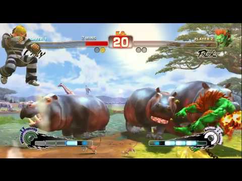 Chris Hu (Cody) vs Wayne (Blanka) @ Battlefield Ar...