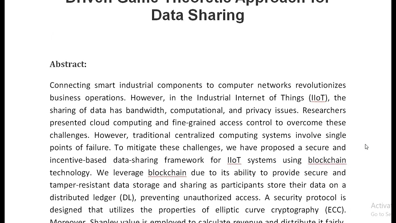 Optimizing Industrial IoT Data Security Through Blockchain Enabled Incentive Driven Game Theoretic A