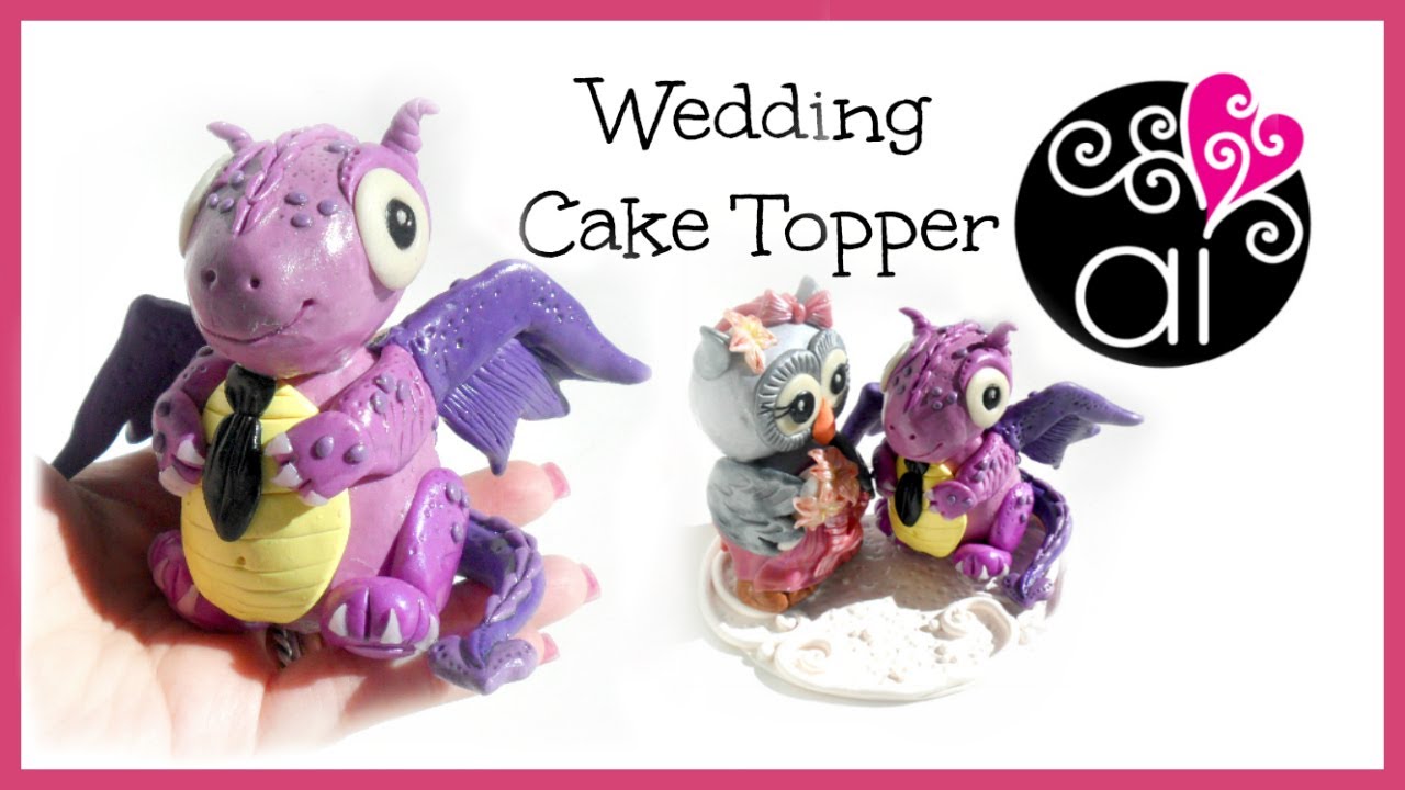 Wedding Cake Topper | Polymer Clay Tutorial | Draghetto | DIY Little ... Wedding Cake Topper | Polymer Clay Tutorial | Draghetto | DIY Little ...
