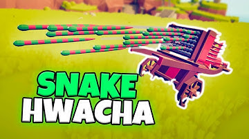 SNAKE HWACHA VS EVERY FACTION | TABS MODDED GAMEPLAY